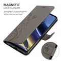Pikkukuva 4 / 7: Motorola MOTO G51 5G Suojakotelo Suojakuori Lompakkokotelo Matkapuhelinkotelo Kukat jossa on magneettisuljenta, jalusta-toiminto ja korttipaikat