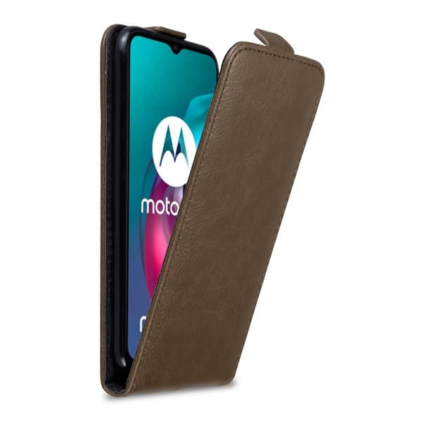 Motorola MOTO G10 / G30 Suojakotelo Suojakuori Lompakkokotelo Matkapuhelinkotelo flip muotoilu magneettisuljenta KAHVIN RUSKEA