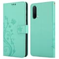 Miniatyrbild 7 av 7: OnePlus Nord CE 5G Skal Fodral i blomdesign Mobilskydd Case Cover med magnetisk stängning, ståfunktion och kortplatser