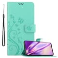 Miniatyrbild 1 av 7: OnePlus Nord CE 5G Skal Fodral i blomdesign Mobilskydd Case Cover med magnetisk stängning, ståfunktion och kortplatser