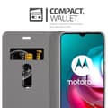 Miniatyrbild 4 av 8: Motorola MOTO G10 / G30 Skal Plånboksfodral med magnetisk stängning, ståfunktion och kortficka