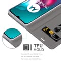 Miniatyrbild 5 av 8: Motorola MOTO G10 / G30 Skal Plånboksfodral med magnetisk stängning, ståfunktion och kortficka