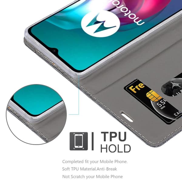 Motorola MOTO G10 / G30 Skal Plånboksfodral med magnetisk stängning, ståfunktion och kortficka