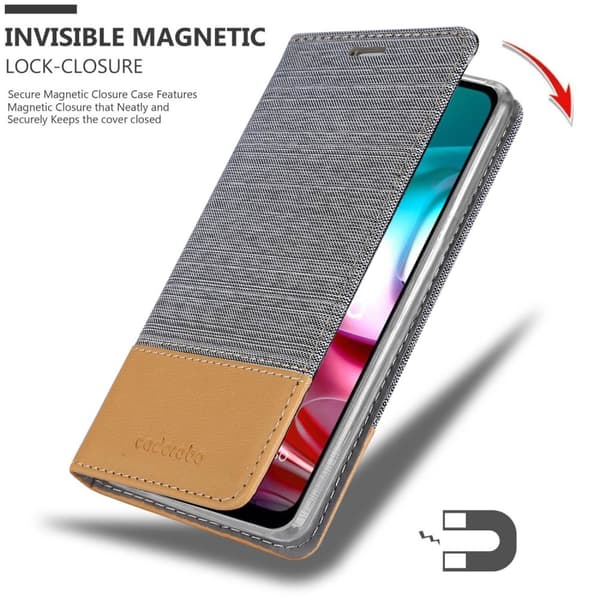 Motorola MOTO G10 / G30 Skal Plånboksfodral med magnetisk stängning, ståfunktion och kortficka