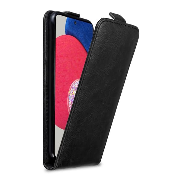 Skyddsfodral för Samsung Galaxy A52 (4G / 5G) / A52s Fodral Skal i flipdesign med magnetisk stängning Case Cover NATT SVART