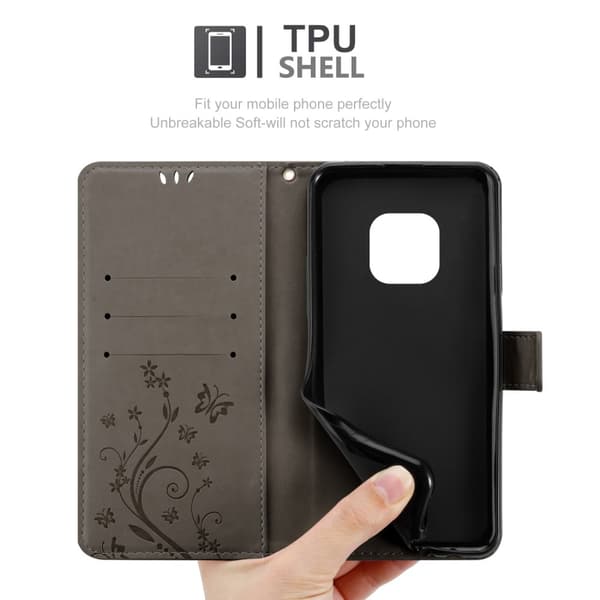 Nokia XR20 Skal Fodral i blomdesign Mobilskydd Case Cover med magnetisk stängning, ståfunktion och kortplatser