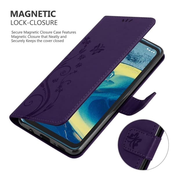 Nokia XR20 Pungetui Cover Blomster ()