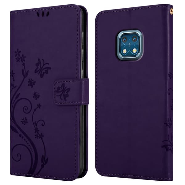 Nokia XR20 Pungetui Cover Blomster ()