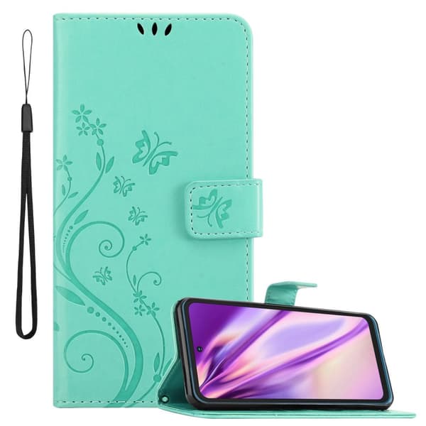 Nokia XR20 Skal Fodral i blomdesign Mobilskydd Case Cover med magnetisk stängning, ståfunktion och kortplatser