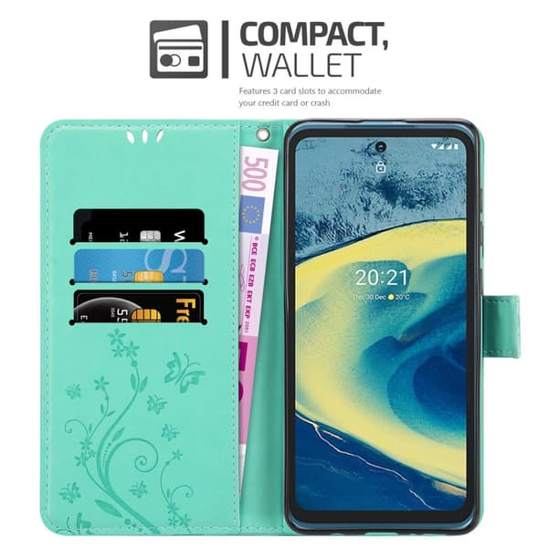 Nokia XR20 Pungetui Cover Blomster ()