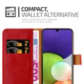 Miniatyrbilde 4 av 8: Deksel til Samsung Galaxy A22 4G / M22 / M32 4G Lommebokdeksel med magnetisk lukking, stativfunksjon og kortlomme