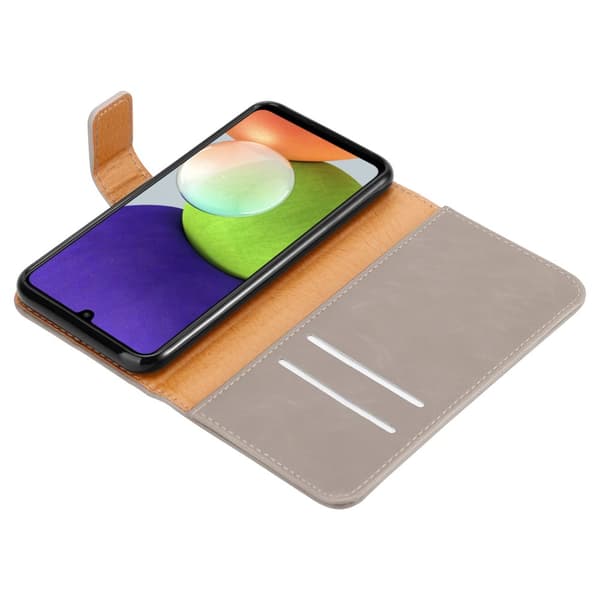 Deksel til Samsung Galaxy A22 4G / M22 / M32 4G Lommebokdeksel med magnetisk lukking, stativfunksjon og kortlomme