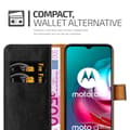 Pikkukuva 4 / 8: Motorola MOTO G10 / G30 Suojakotelo Suojakuori Lompakkokotelo Matkapuhelinkotelo jossa magneettisuljenta, jalusta-toiminto ja korttitasku