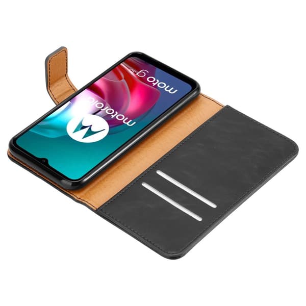 Motorola MOTO G10 / G30 Suojakotelo Suojakuori Lompakkokotelo Matkapuhelinkotelo jossa magneettisuljenta, jalusta-toiminto ja korttitasku
