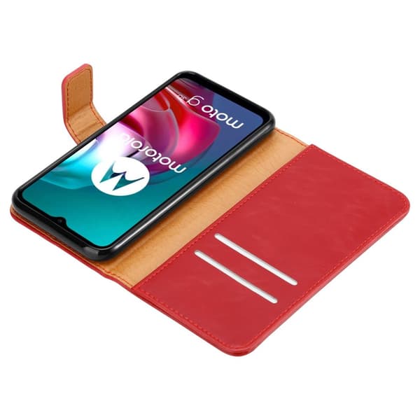 Motorola MOTO G10 / G30 Suojakotelo Suojakuori Lompakkokotelo Matkapuhelinkotelo jossa magneettisuljenta, jalusta-toiminto ja korttitasku