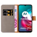 Pikkukuva 7 / 8: Motorola MOTO G10 / G30 Suojakotelo Suojakuori Lompakkokotelo Matkapuhelinkotelo jossa magneettisuljenta, jalusta-toiminto ja korttitasku