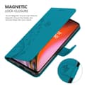 Miniatyrbilde 5 av 8: Deksel til OnePlus Nord 2 5G Lommebokdeksel i blomster design med magnetisk lukking, stativfunksjon og kortplasser