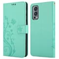 Miniatyrbilde 8 av 8: Deksel til OnePlus Nord 2 5G Lommebokdeksel i blomster design med magnetisk lukking, stativfunksjon og kortplasser