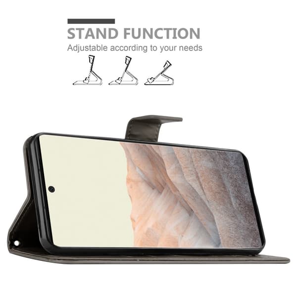 Google PIXEL 6 PRO Skal Fodral i blomdesign Mobilskydd Case Cover med magnetisk stängning, ståfunktion och kortplatser