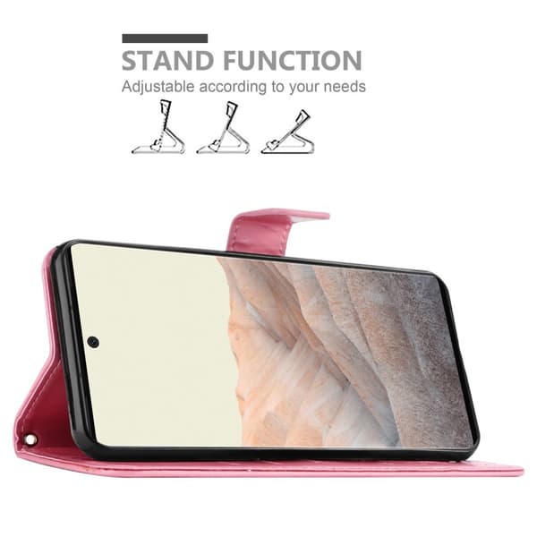 Google PIXEL 6 PRO Skal Fodral i blomdesign Mobilskydd Case Cover med magnetisk stängning, ståfunktion och kortplatser
