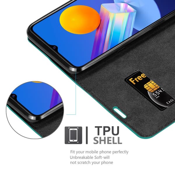 Vivo Y52 5G / Y72 5G Fodral Skal Plånboksfodral Case med magnetisk stängning, ståfunktion och kortficka