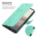 Miniatyrbild 5 av 8: Google PIXEL 6 Skal Fodral i blomdesign Mobilskydd Case Cover med magnetisk stängning, ståfunktion och kortplatser