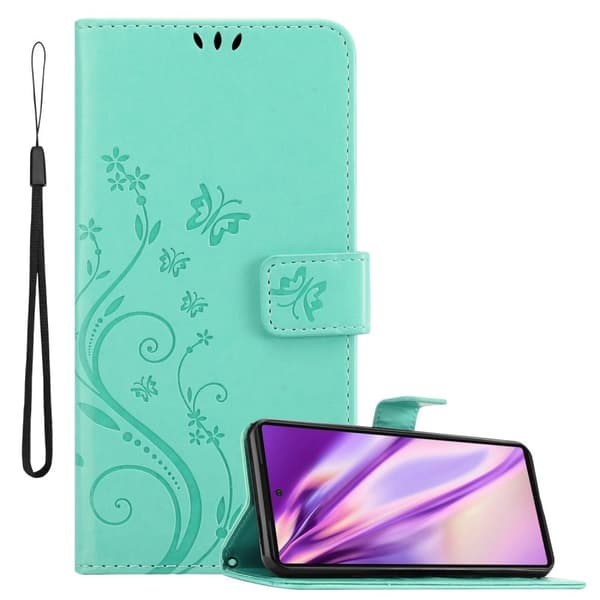 Google PIXEL 6 Skal Fodral i blomdesign Mobilskydd Case Cover med magnetisk stängning, ståfunktion och kortplatser