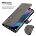 Pikkukuva 4 / 7: Oppo FIND X3 PRO Suojakotelo Suojakuori Lompakkokotelo Matkapuhelinkotelo Kukat jossa on magneettisuljenta, jalusta-toiminto ja korttipaikat