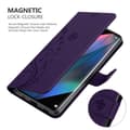 Pikkukuva 4 / 7: Oppo FIND X3 PRO Suojakotelo Suojakuori Lompakkokotelo Matkapuhelinkotelo Kukat jossa on magneettisuljenta, jalusta-toiminto ja korttipaikat