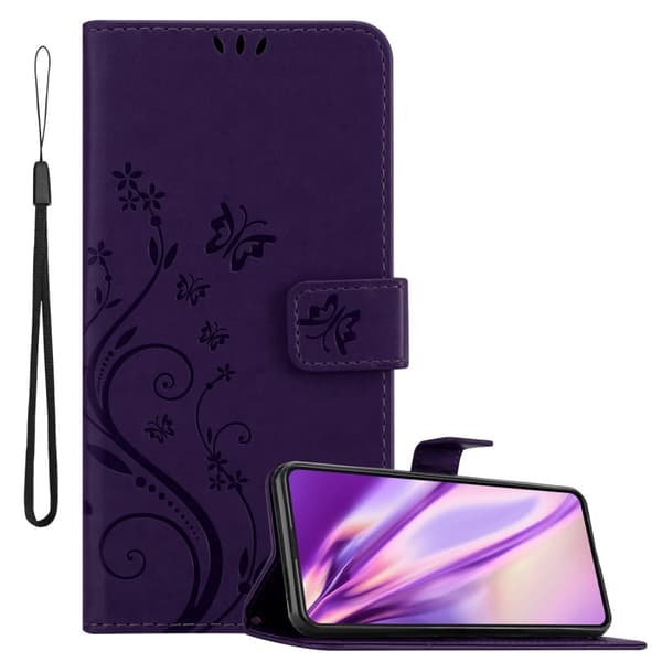 Deksel til Asus ZenFone 8 FLIP Lommebokdeksel i blomster design med magnetisk lukking, stativfunksjon og kortplasser