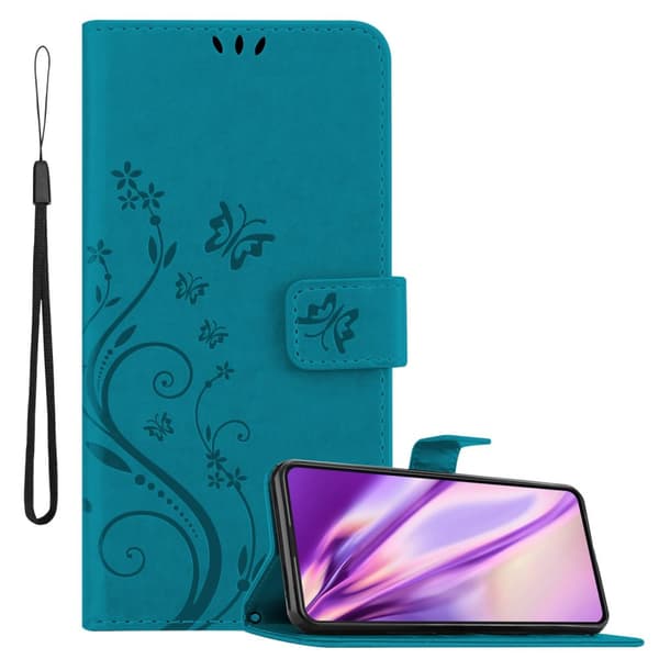 Deksel til Asus ZenFone 8 FLIP Lommebokdeksel i blomster design med magnetisk lukking, stativfunksjon og kortplasser