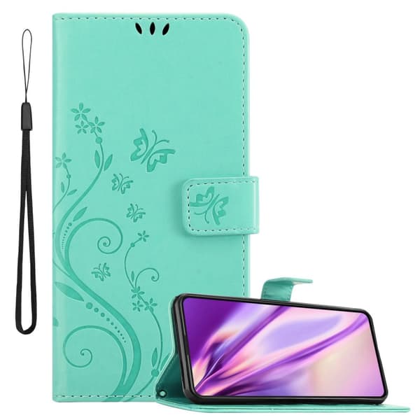 Deksel til Asus ZenFone 8 FLIP Lommebokdeksel i blomster design med magnetisk lukking, stativfunksjon og kortplasser