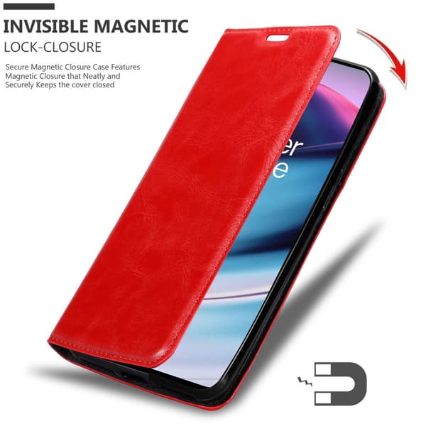 OnePlus Nord CE 5G Fodral Skal Plånboksfodral Case med magnetisk stängning, ståfunktion och kortficka