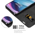 Miniatyrbild 4 av 8: OnePlus Nord CE 5G Fodral Skal Plånboksfodral Case med magnetisk stängning, ståfunktion och kortficka