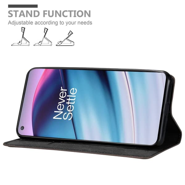 OnePlus Nord CE 5G Fodral Skal Plånboksfodral Case med magnetisk stängning, ståfunktion och kortficka