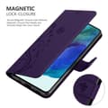 Miniatyrbild 5 av 8: Samsung Galaxy S22 Skal Fodral i blomdesign Mobilskydd Case Cover med magnetisk stängning, ståfunktion och kortplatser