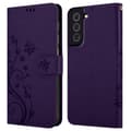 Miniatyrbild 8 av 8: Samsung Galaxy S22 Skal Fodral i blomdesign Mobilskydd Case Cover med magnetisk stängning, ståfunktion och kortplatser