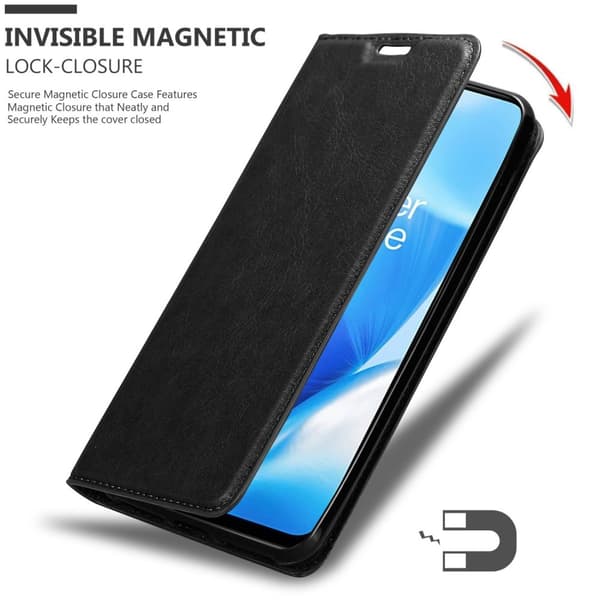 Lommebokdeksel til OnePlus Nord N200 5G Deksel med magnetisk lukking, stativfunksjon og kortlomme