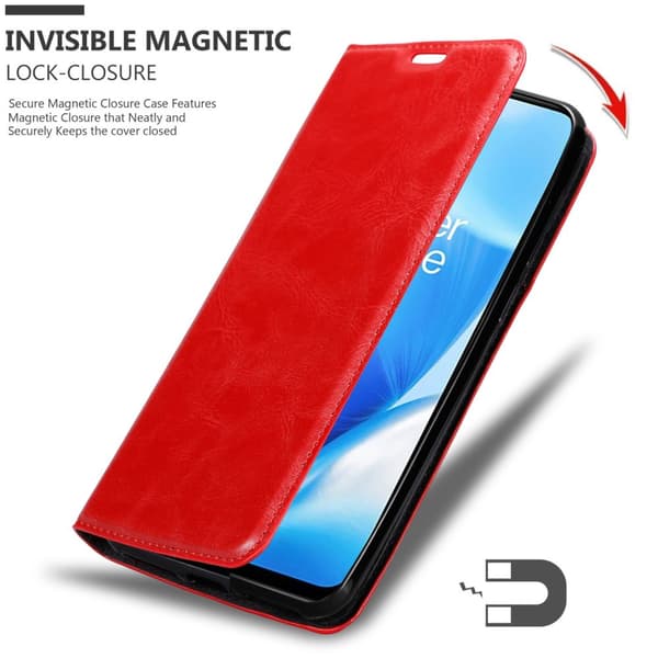 Lommebokdeksel til OnePlus Nord N200 5G Deksel med magnetisk lukking, stativfunksjon og kortlomme