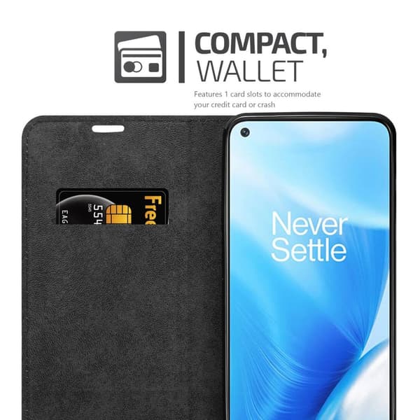 Lommebokdeksel til OnePlus Nord N200 5G Deksel med magnetisk lukking, stativfunksjon og kortlomme