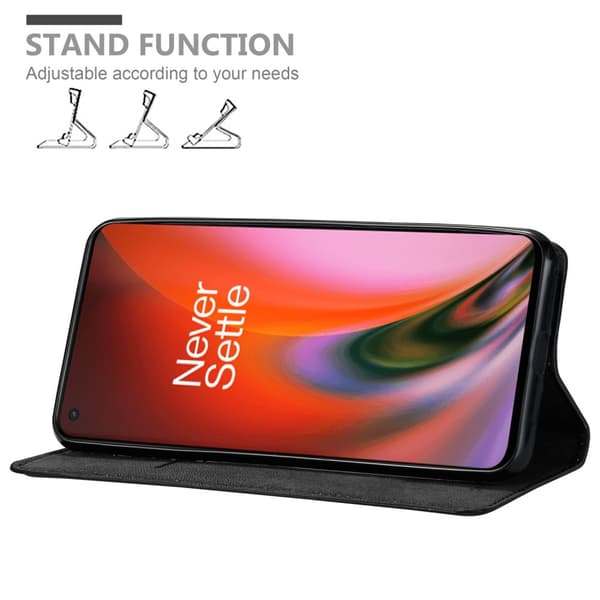 Lommebokdeksel til OnePlus Nord 2 5G Deksel med magnetisk lukking, stativfunksjon og kortlomme