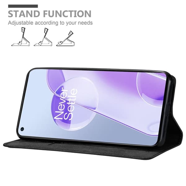 OnePlus 9RT 5G Fodral Skal Plånboksfodral Case med magnetisk stängning, ståfunktion och kortficka