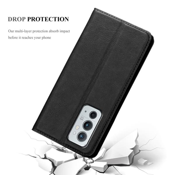 OnePlus 9RT 5G Fodral Skal Plånboksfodral Case med magnetisk stängning, ståfunktion och kortficka