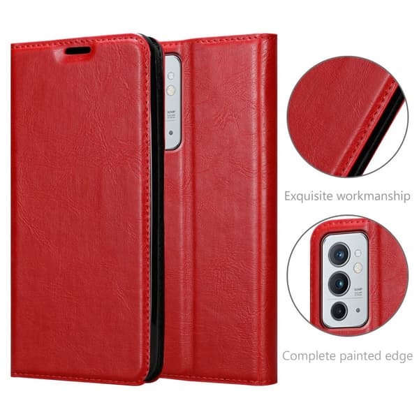 OnePlus 9RT 5G Fodral Skal Plånboksfodral Case med magnetisk stängning, ståfunktion och kortficka