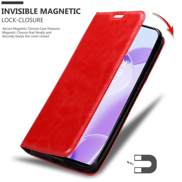 OnePlus 9RT 5G Fodral Skal Plånboksfodral Case med magnetisk stängning, ståfunktion och kortficka