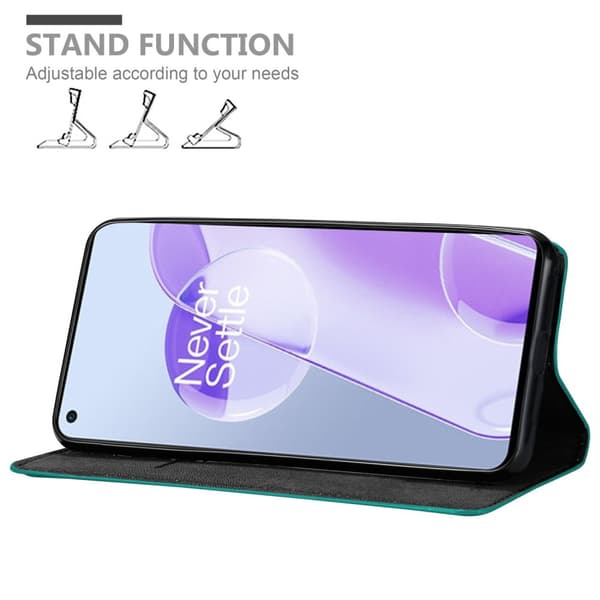 OnePlus 9RT 5G Fodral Skal Plånboksfodral Case med magnetisk stängning, ståfunktion och kortficka
