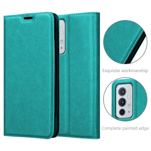 OnePlus 9RT 5G Fodral Skal Plånboksfodral Case med magnetisk stängning, ståfunktion och kortficka