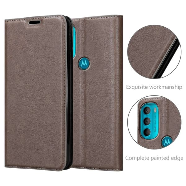 Motorola MOTO G71 5G Fodral Skal Plånboksfodral Case med magnetisk stängning, ståfunktion och kortficka