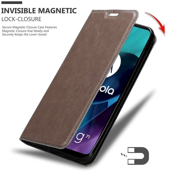 Motorola MOTO G71 5G Fodral Skal Plånboksfodral Case med magnetisk stängning, ståfunktion och kortficka