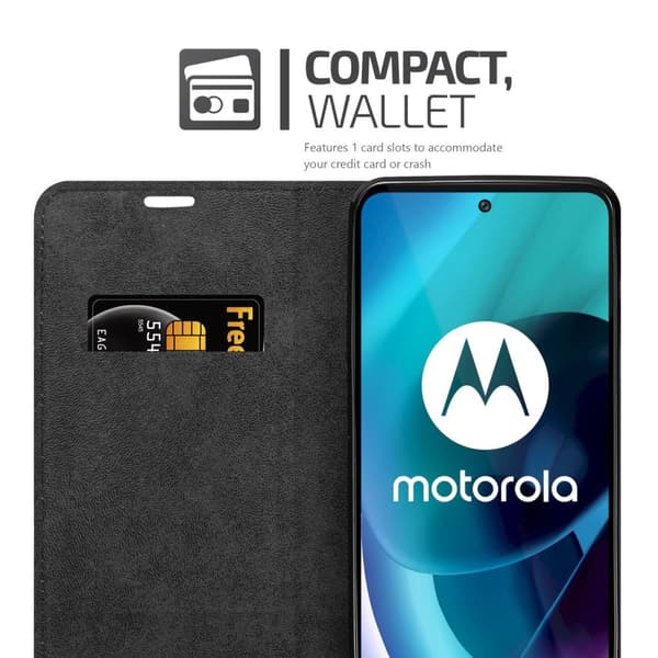 Motorola MOTO G71 5G Fodral Skal Plånboksfodral Case med magnetisk stängning, ståfunktion och kortficka